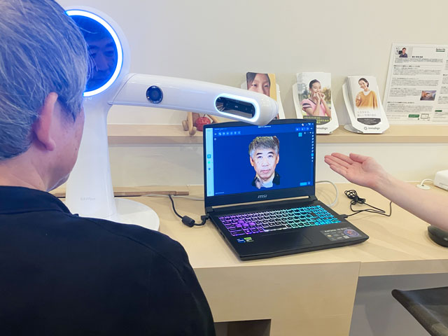 RAY-face 撮影の様子 ひろた哲哉歯科・矯正歯科